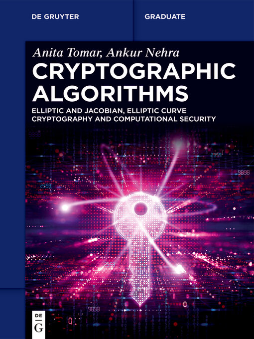 Cover image for Cryptographic Algorithms